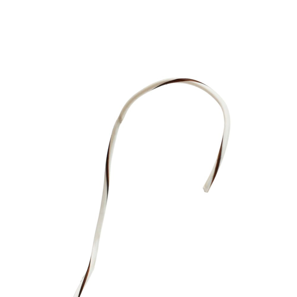 Wire - 18AWG White with Brown Stripe