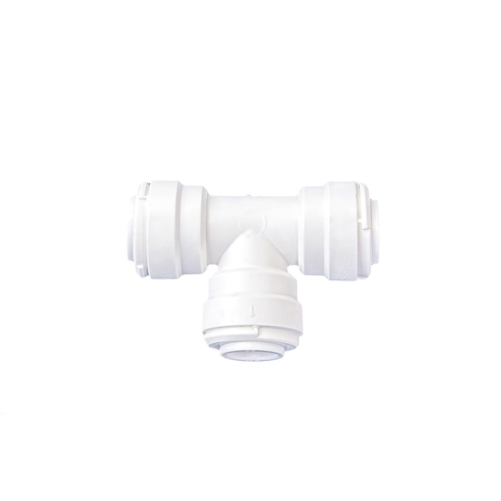 NeoFit - Polypropylene Natural White Union Tee- 1/4" tube OD