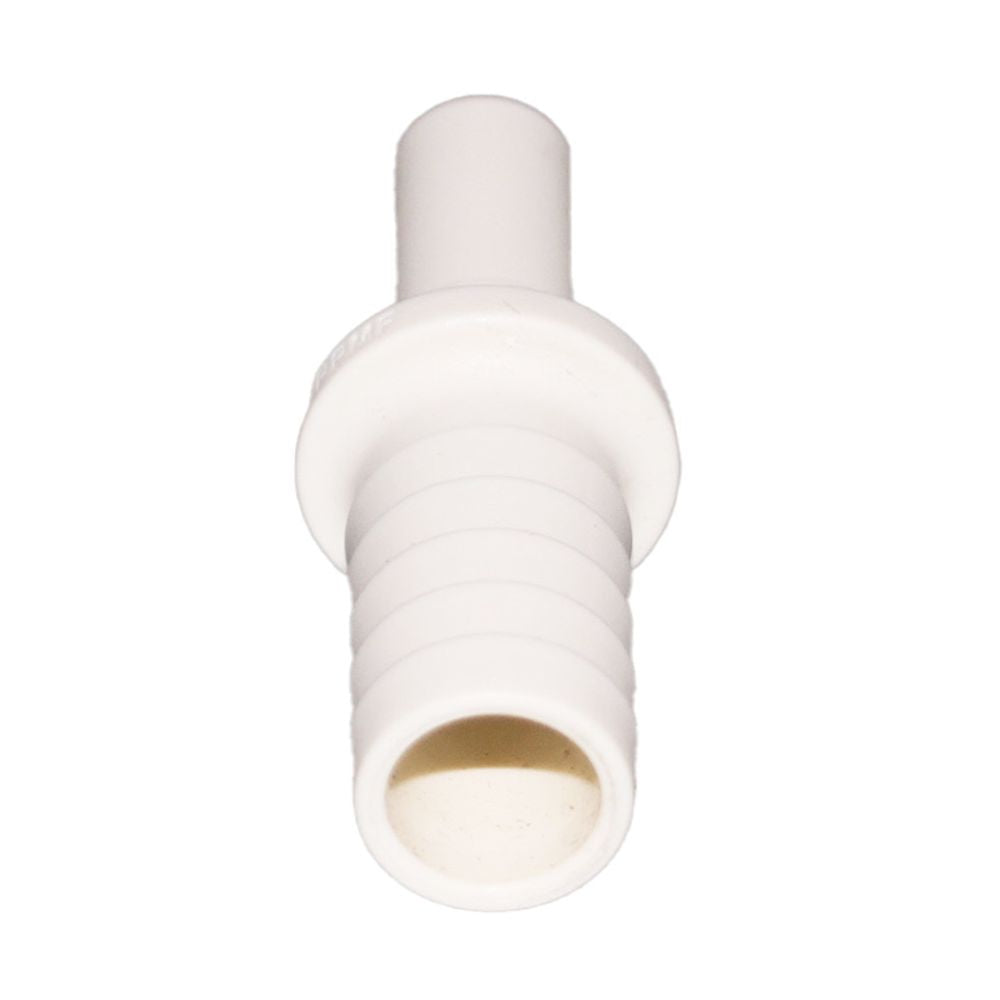 John Guest Polypro Tube to Hose - 3/8 OD Stem x 1/2 ID Barb