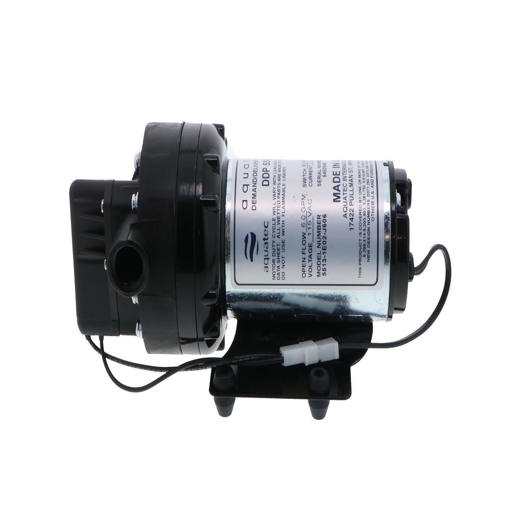 Aquatec 5513-1E01-J606 Pump 6.0 gpm, 1/2 FPT, 115VAC