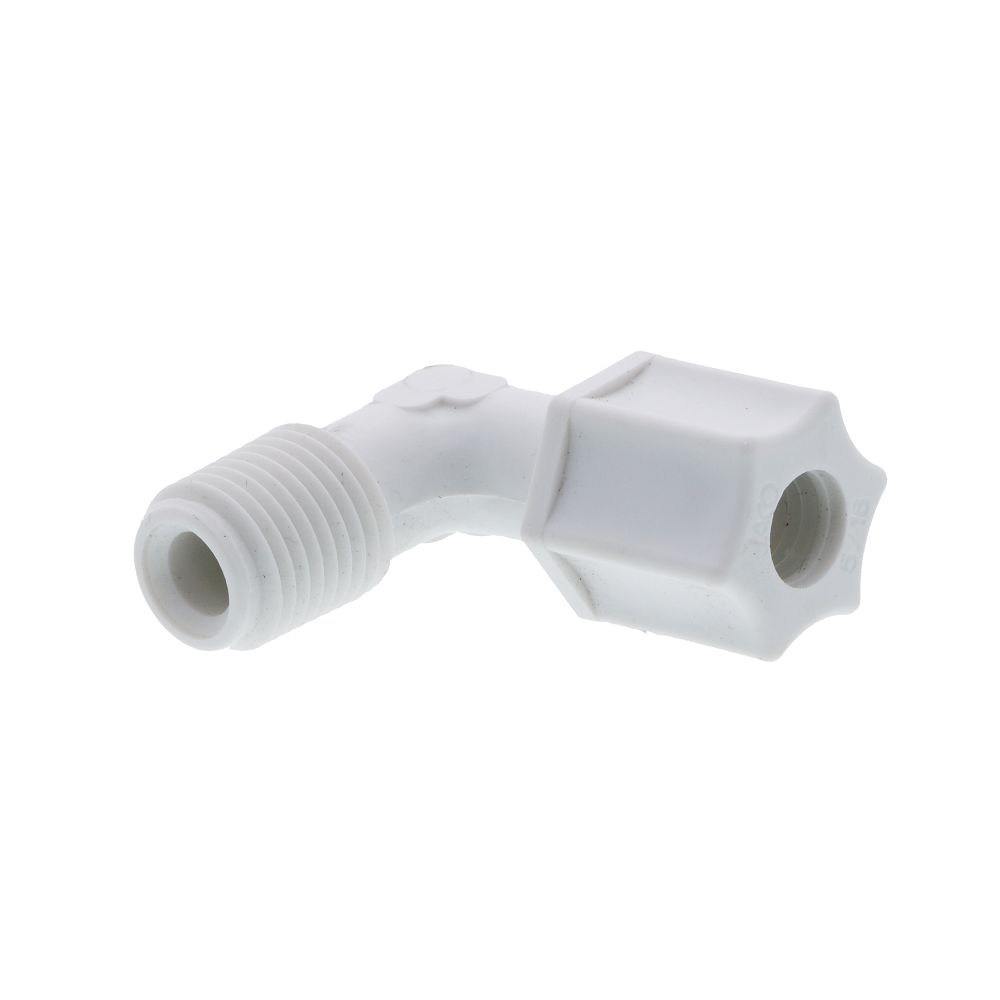 JACO 40-5-4-P-PG Polypropylene Male Elbow 5/16 OD Tube x 1/4 MPT