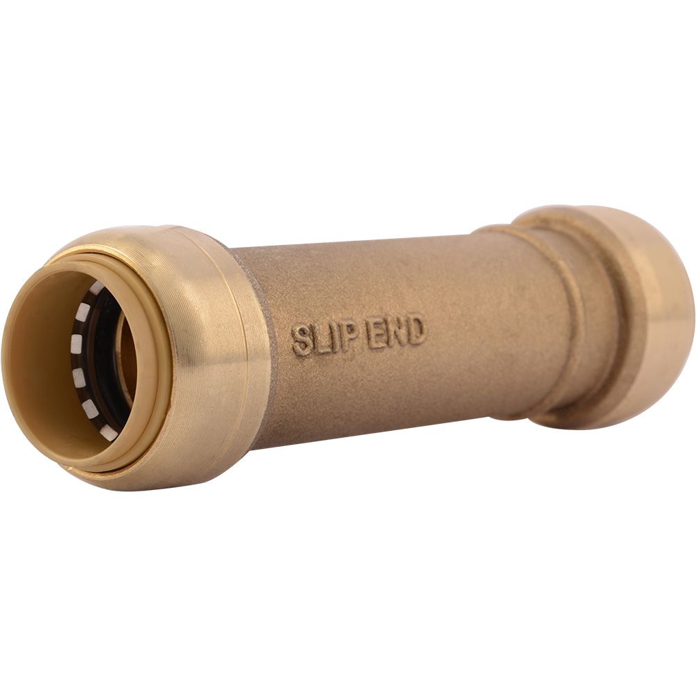 SharkBite® U3016LF Lead-Free Brass Push-to-Connect Slip Coupling - 3/4" x 3/4"