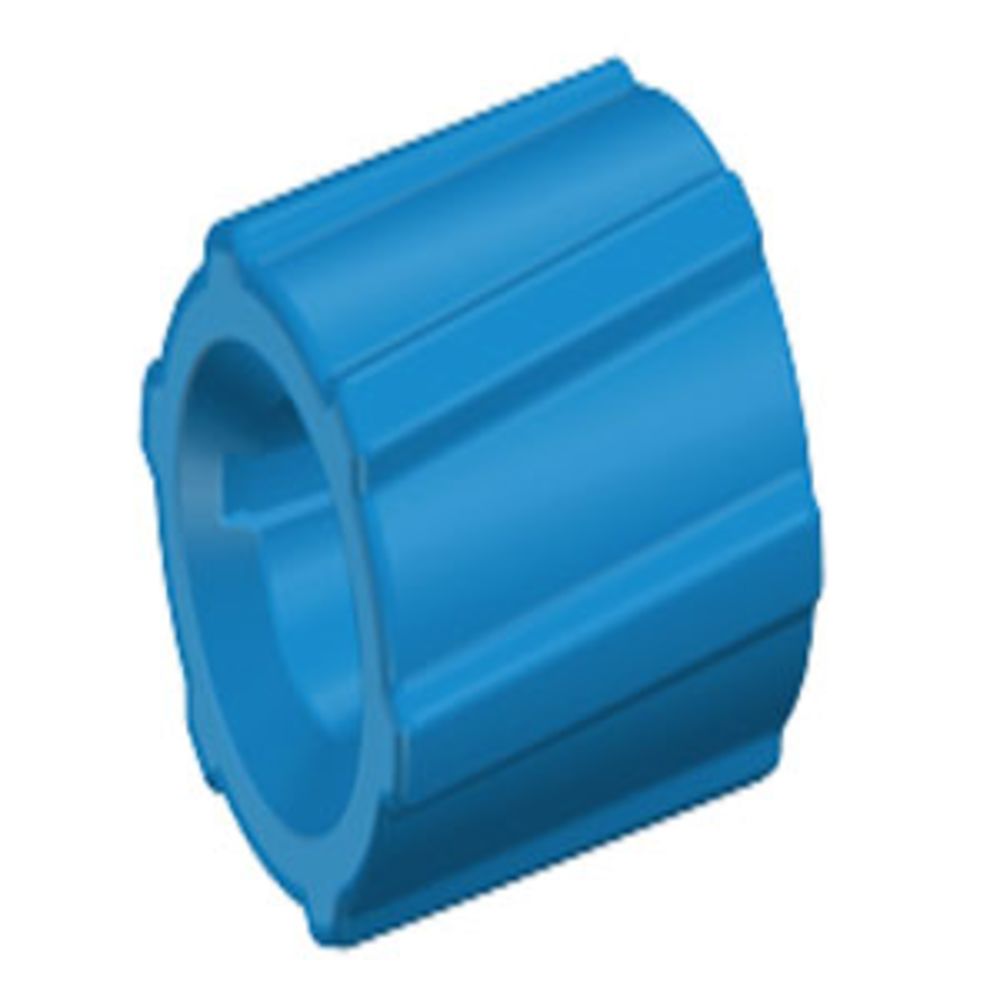 LMSL33 Blue Nylon Stationary Luer Lock Rings