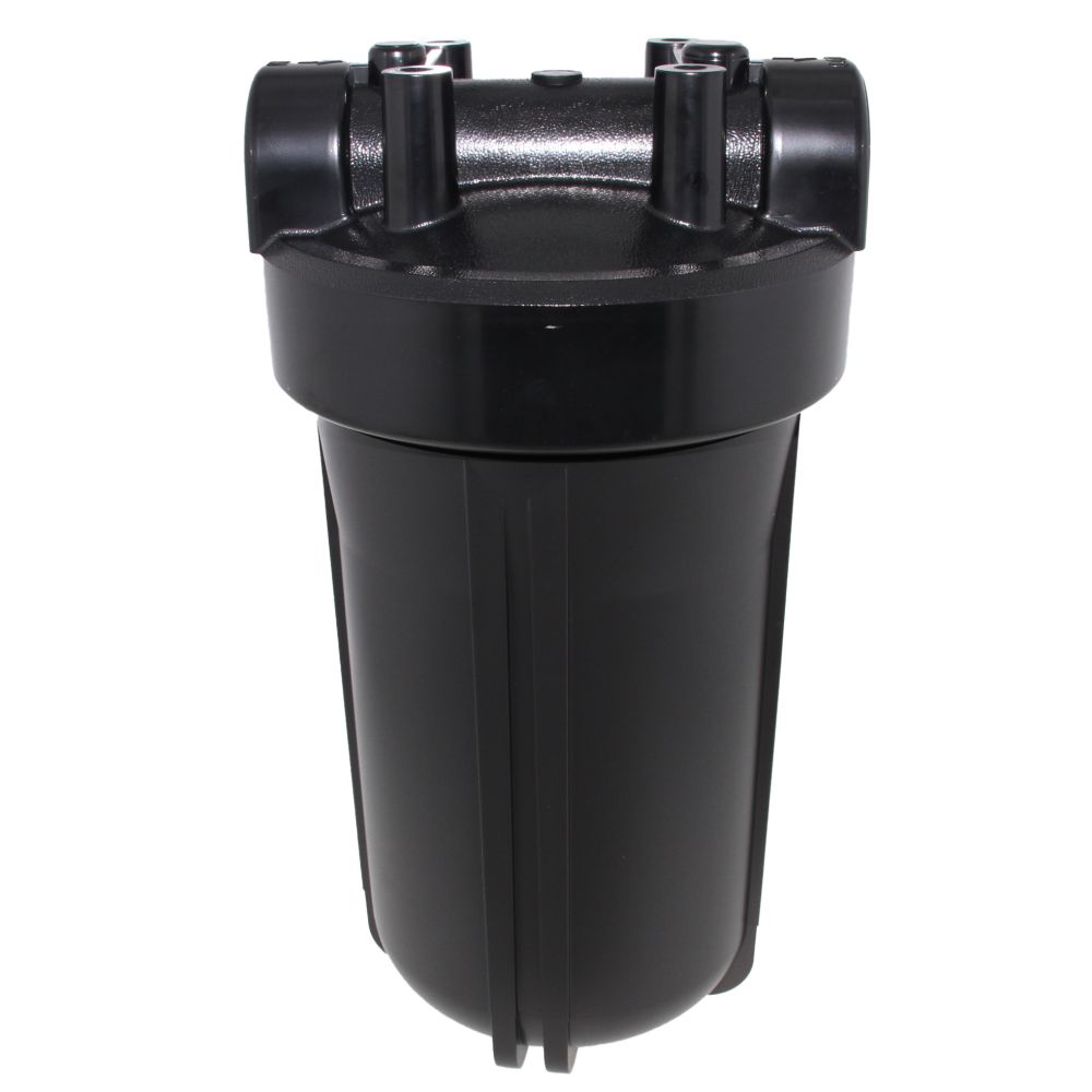 10" Neo-Pure Big Flow Filter Housing Black Cap/Black Sump 1" without Pressure Relief