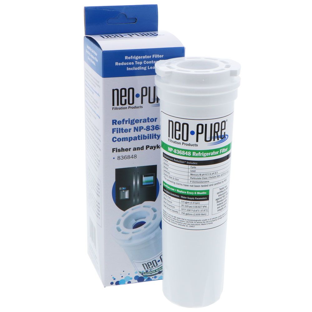 Fisher and Paykel 836848 Compatible Replacement Fridge Filter by Neo-Pure