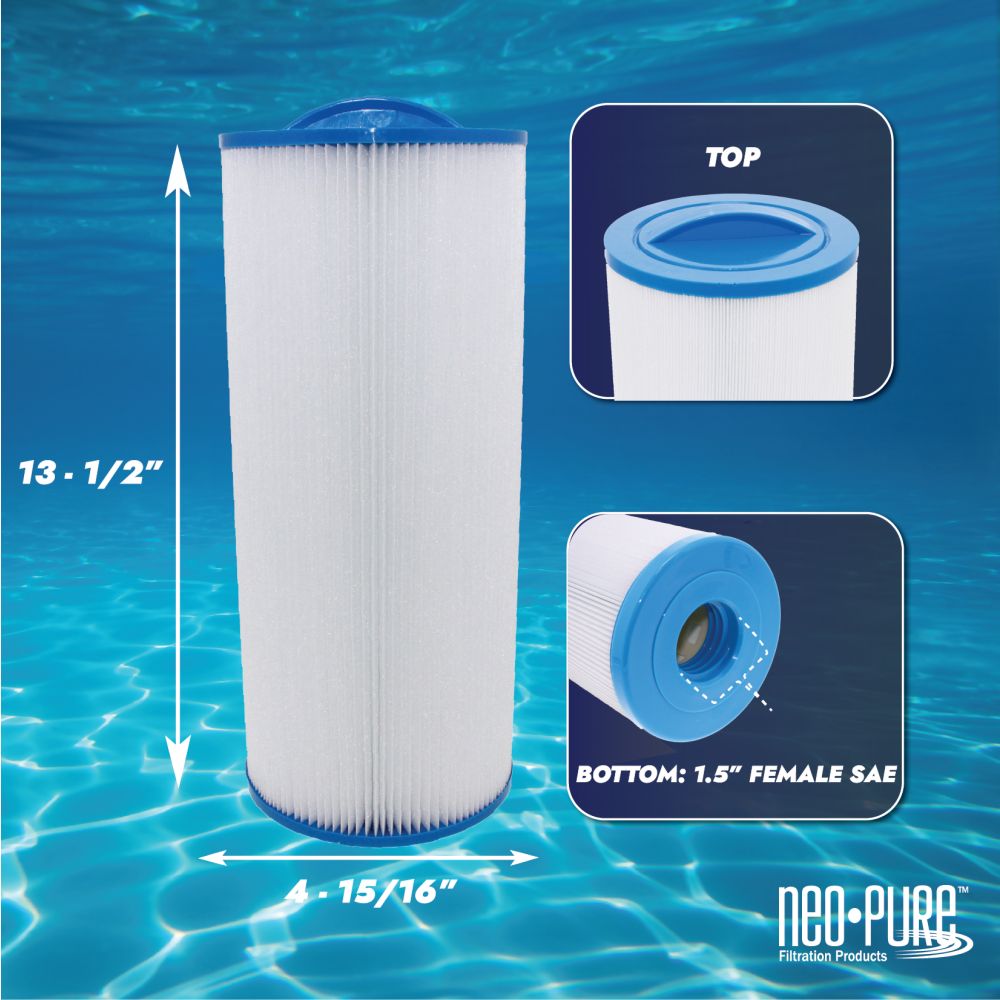 Neo-Pure PS-4P20-BC Pool and Spa Filter 4-15/16" x 13-1/2“