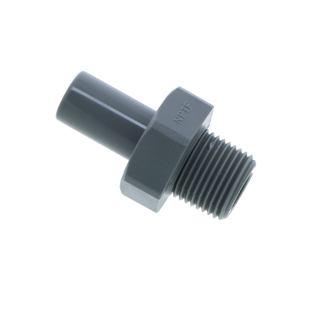 John Guest Stem Adapter NPTF - 1/2 x 3/8 NPTF