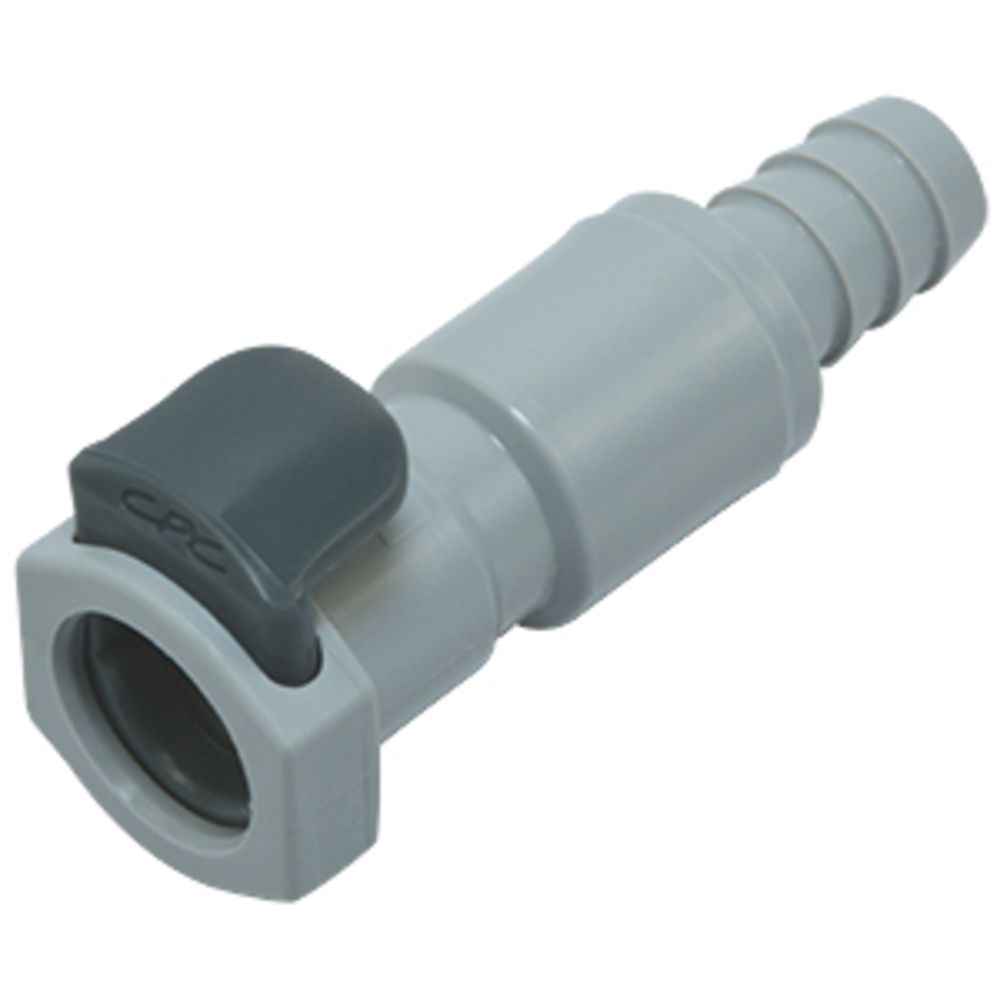 3/8 Hose Barb Non-Valved In-Line Polypropylene Coupling Body