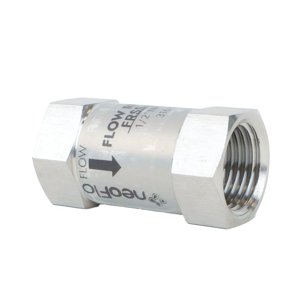 Neo-Pure Stainless Steel Flow Control 3 gpm 316ss 1/2 FPT