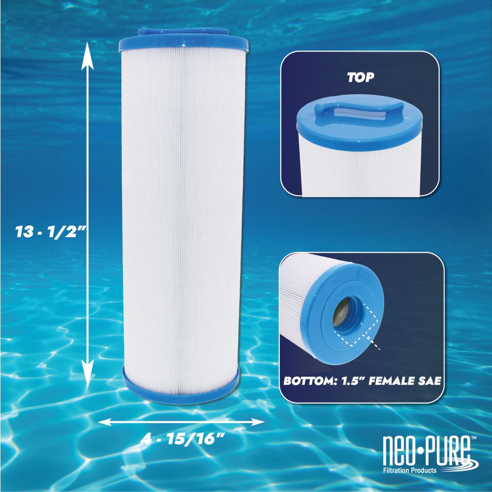 Neo-Pure PS-4P45-GC Pool and Spa Filter 4-15/16" x 13-1/2"