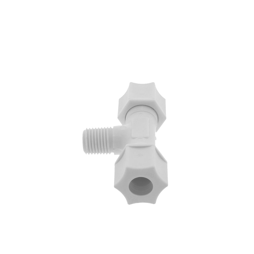 JACO 60-6-4-P-PG Polypropylene Male Branch Tee 3/8 OD Tube x 1/4 MPT