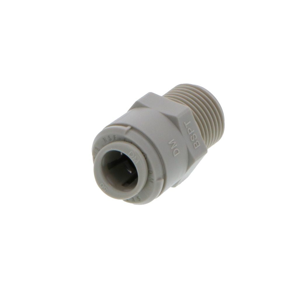 DMfit Straight BSPT Male - 3/8" Push-in x 3/8" BSPT