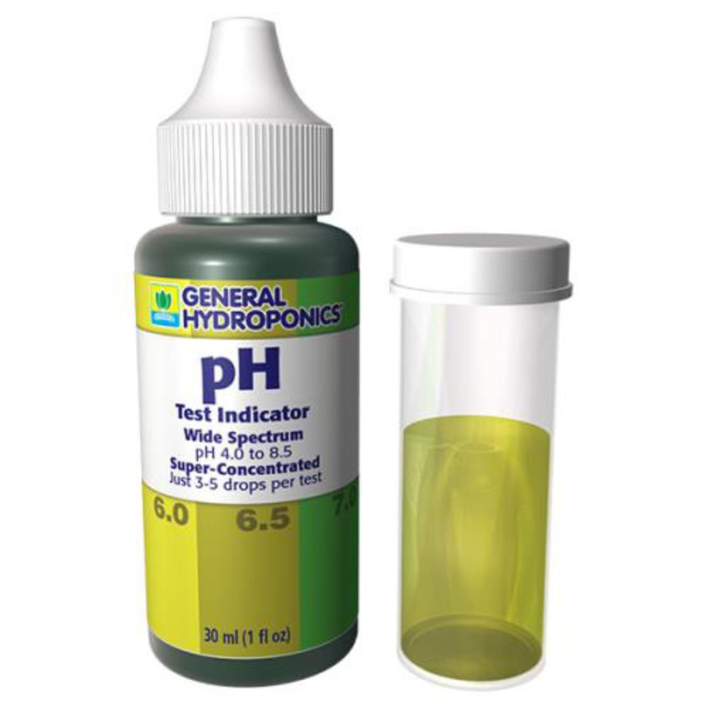 General Hydroponics GH1515 pH Test Kit 1 oz