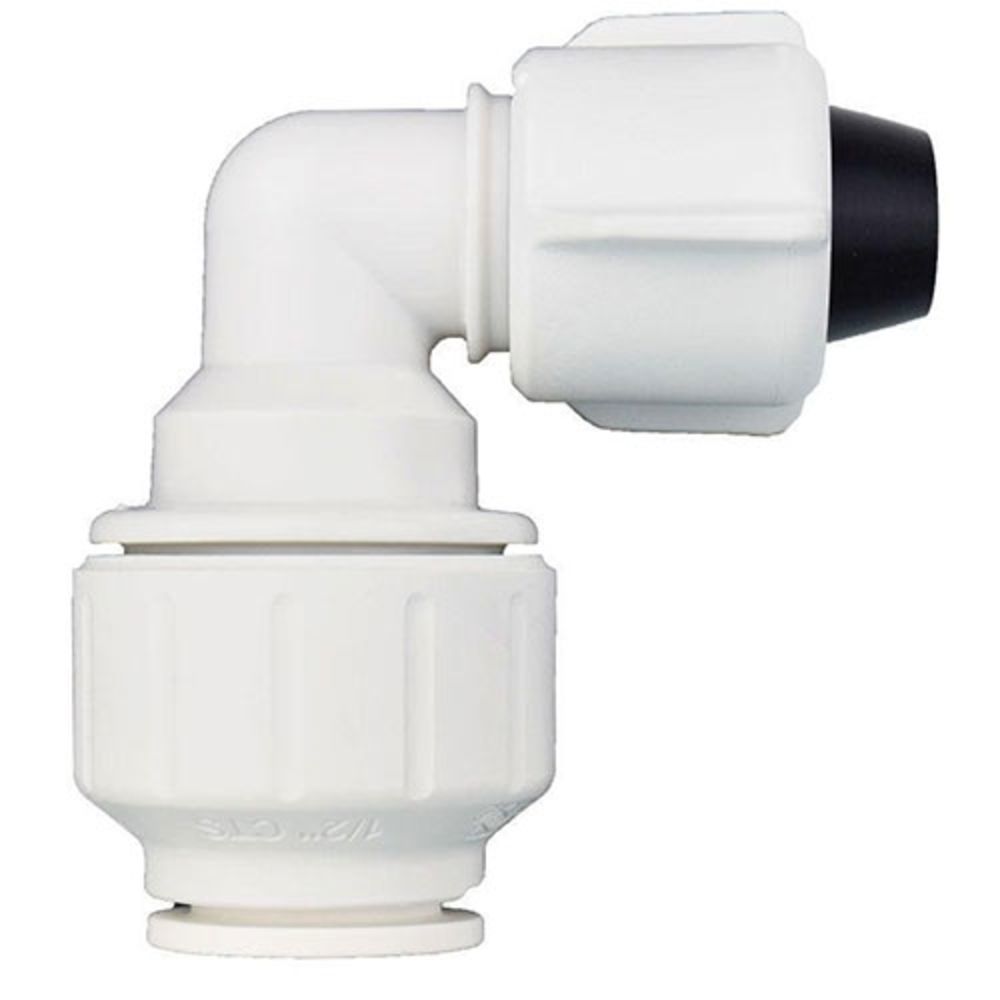 John Guest Female Swivel Elbow - 1/2 CTS x 1/2 NPS