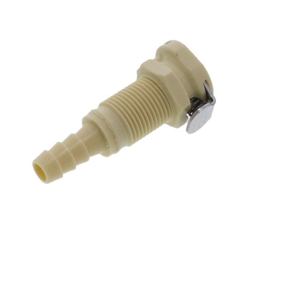 PMC160412 Panel Mount Hose Barb Coupling Body 1/4 ID Barb