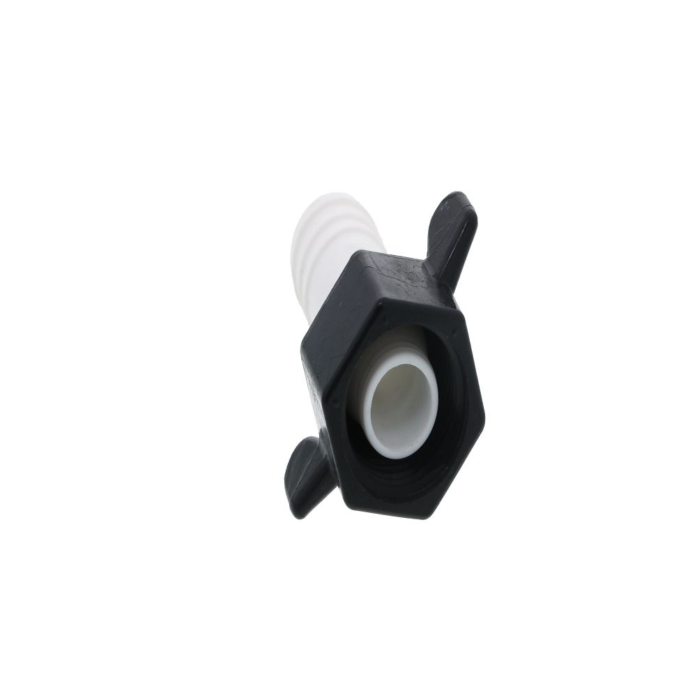 SHURflo 234-2936 Hex Swivel Straight 1/2 FNPT x 5/8 BARB Poly