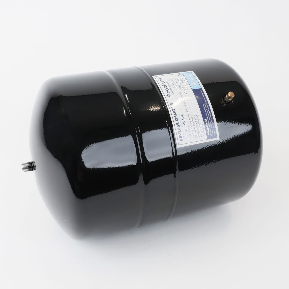 NeoPure Reverse Osmosis Storage Tank 3.2 Gallon OPEN BOX - Black
