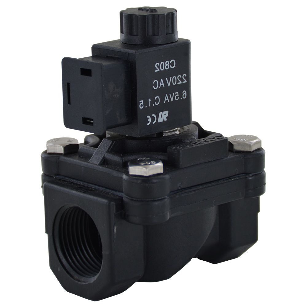CFA C9 Series Solenoid Valve w/ Flow Control Normally Closed 3/4" FPT 220VAC