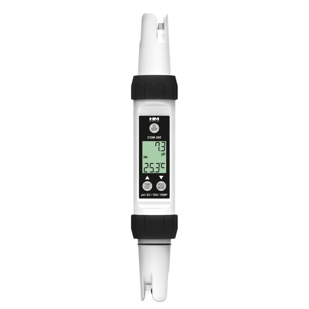 COM-360: Waterproof Professional Series pH/EC/TDS/Temp Meter