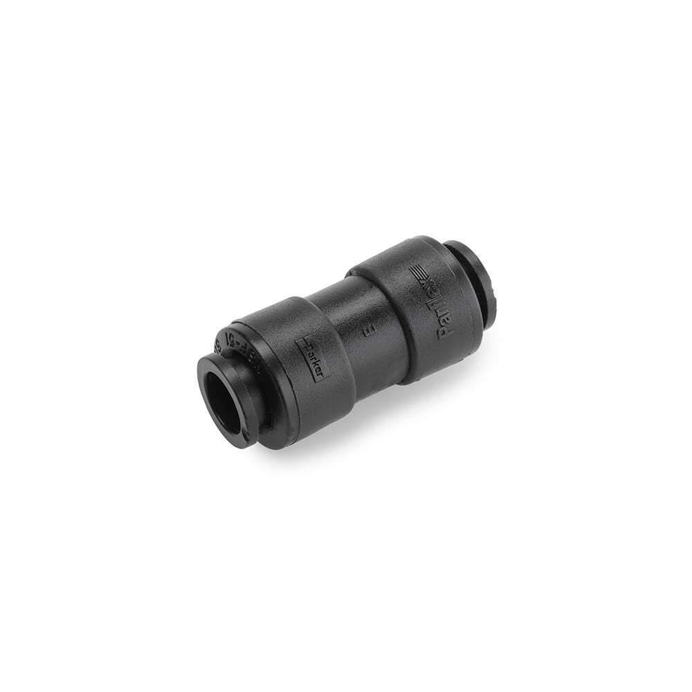 Parker TrueSeal Push in Tube Fitting - 1/4 OD - 1/4 OD - FB4UC4-HBLK