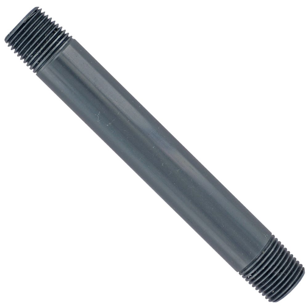 Schedule 80 PVC Nipple 1/2" MIP x 6"