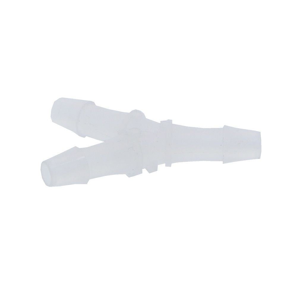 FitQuik Polypropylene Union Y Barb Fitting - 1/4 ID x 1/4 ID x 1/4 ID