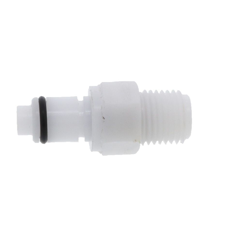 PLCD24004V Valved Male Thread Coupling Insert 1/4 NPT Viton O-ring