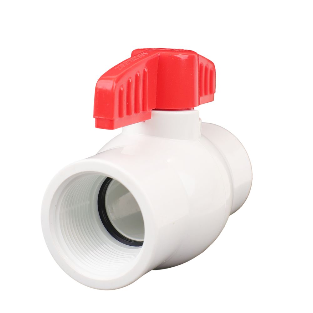 Schedule 40 PVC Molded-In-Place Ball Valve 1-1/4" FPT