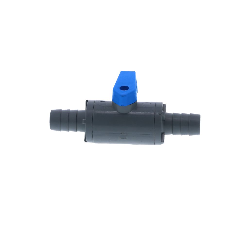 SMC Inline Ball Valve PVC Barb - 1/2 ID Barb x 1/2 ID Barb