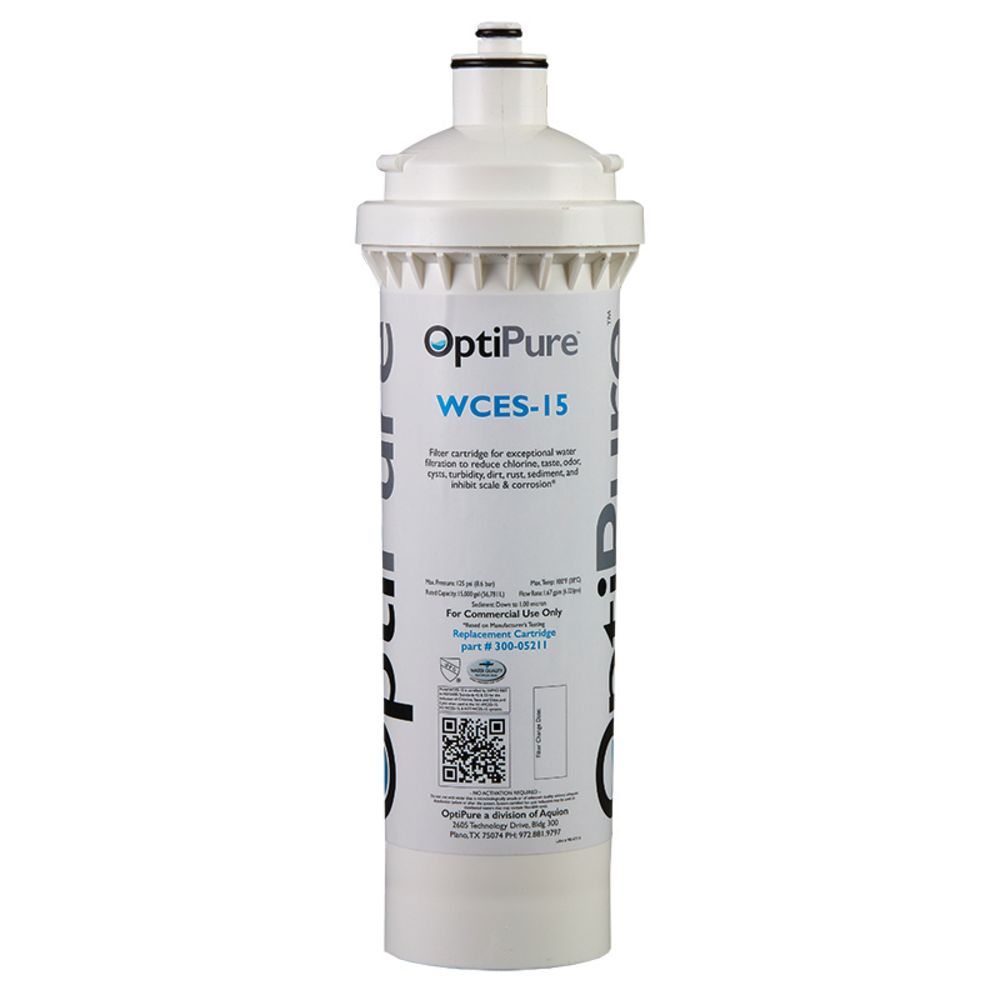 Optipure WCES-15; 12-3/4" x 3-7/8"; 15" - 1 micron / cto / scale