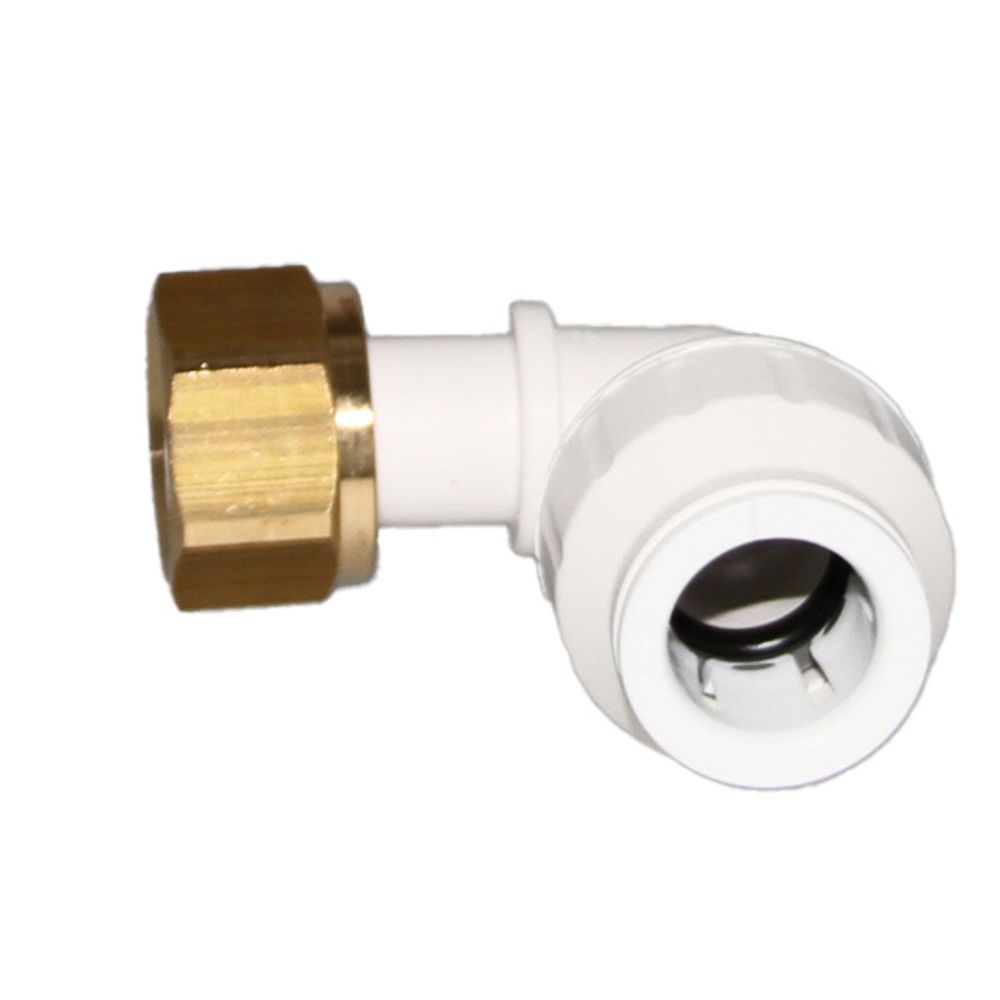 John Guest Bent Tap Connector - 15mm x 1/2 BSP