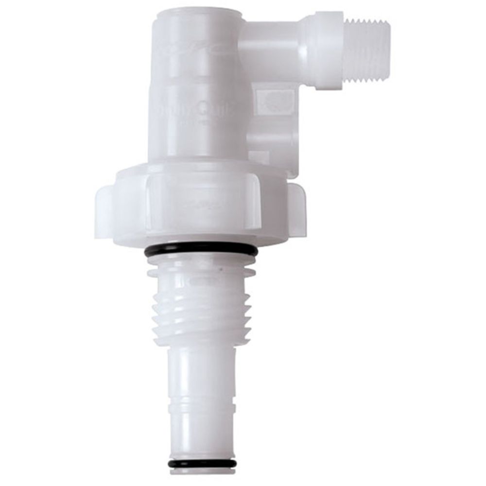 DrumQuik DQPRO120712202 PRO Elbow Coupler Viton O-Rings - 3/4 BSPP