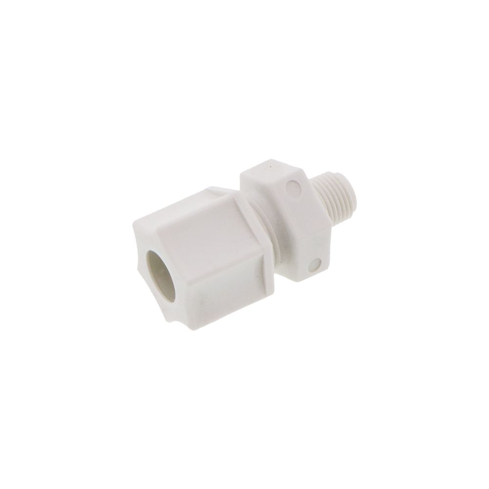 JACO 10-6-2-P-PG Polypropylene Male Connector 3/8 OD Tube x 1/8 MPT