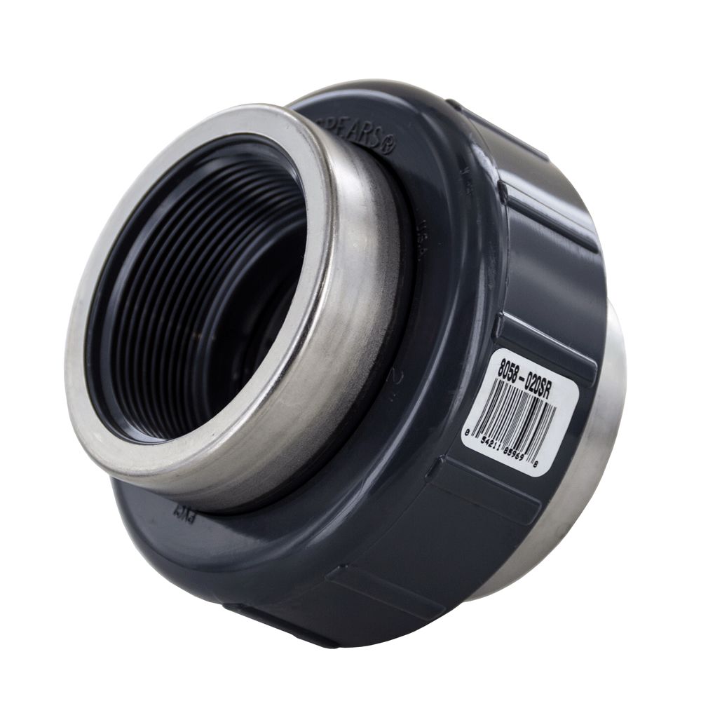 Schedule 80 Union SS Collar w/ Viton O-Ring 2" FIPT x FIPT