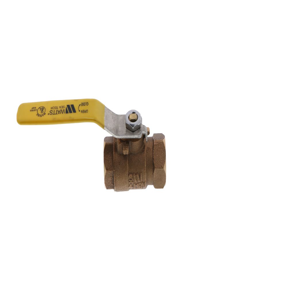 Watts Marine Bronze Full Flow Marine Ball Valve with Drain Plug
