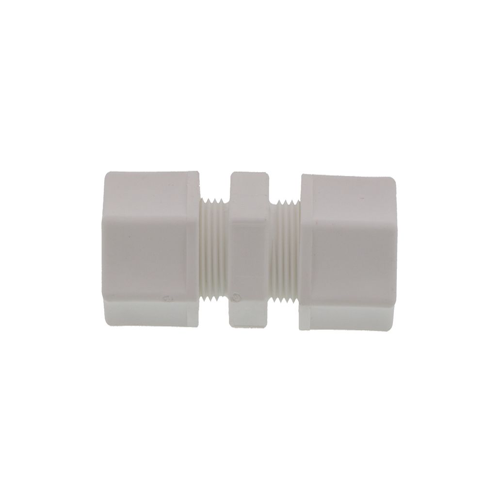JACO 15-6-P-O Polypropylene Union Connector 3/8 OD Tube x 3/8 OD Tube