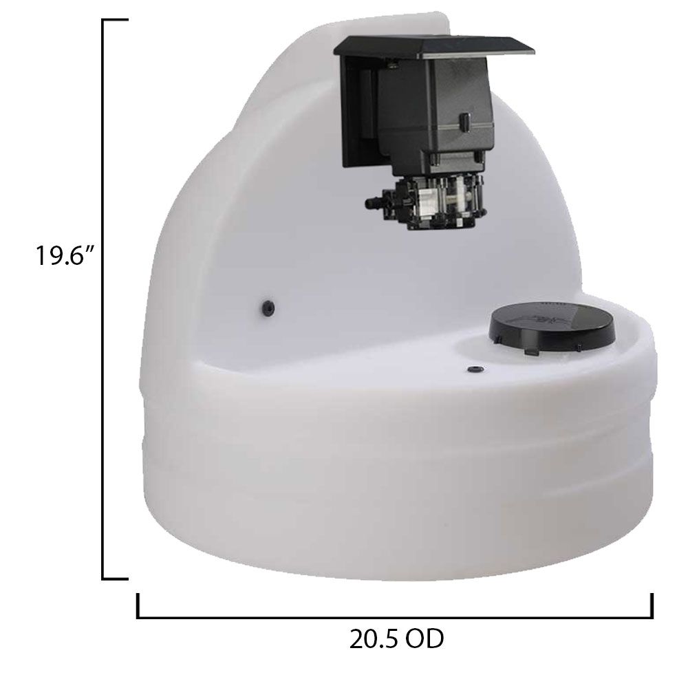 Stenner Single Head Adjustable Pump with 7.5 Gallon Tank #1 Tube 0.2 - 3 GPD System