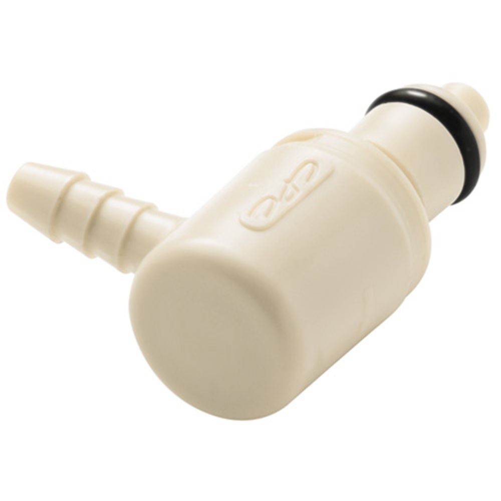 PMCD230212 Valved Elbow Hose Barb Coupling Insert 1/8 ID Barb