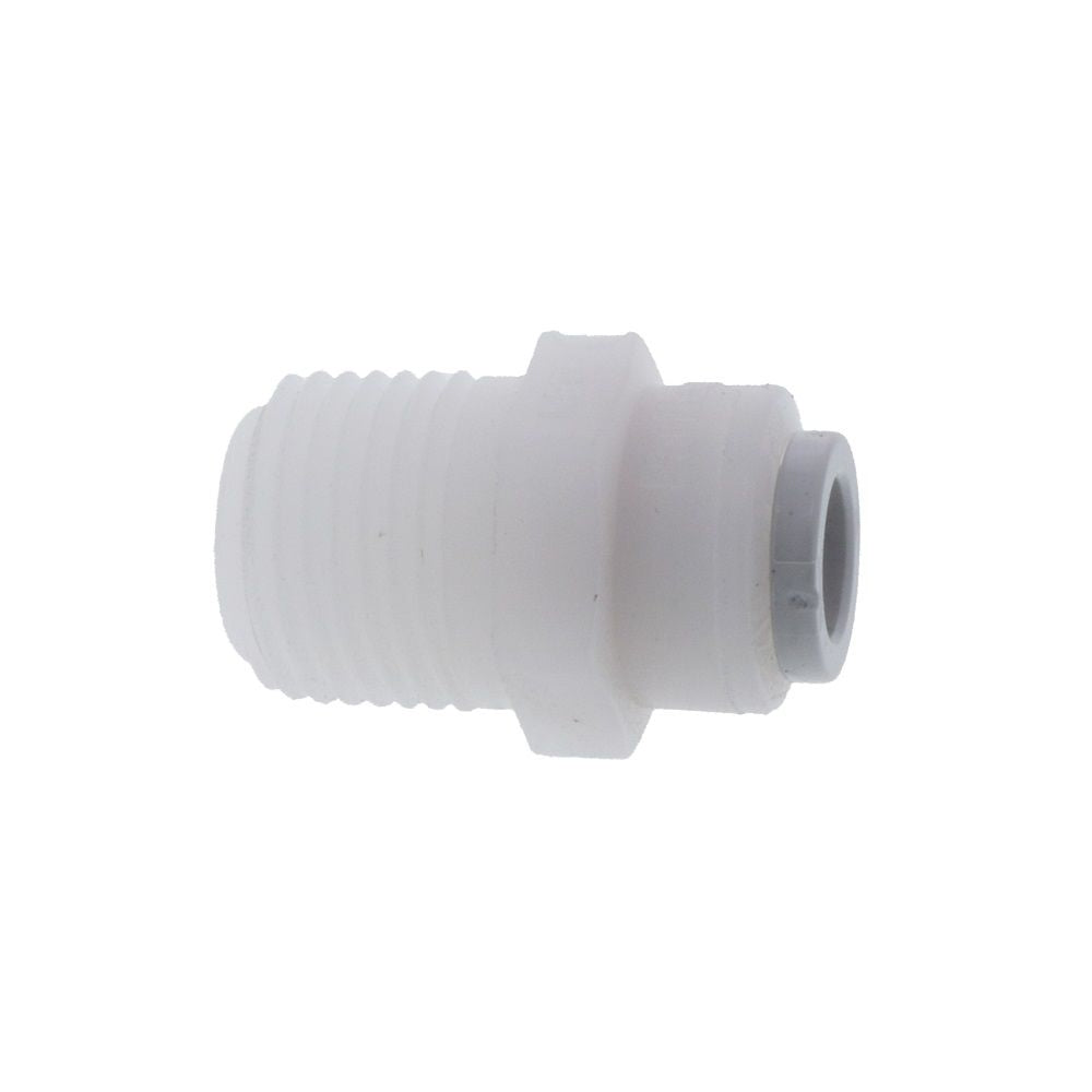Kynar PVDF Male Connector - 3/8 x 1/2 NPTF