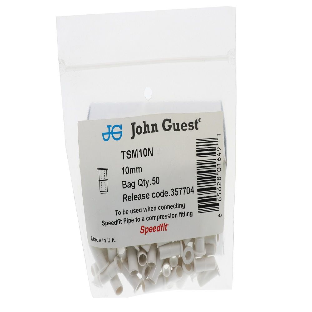 John Guest Pipe Insert / Tube Support - 10mm