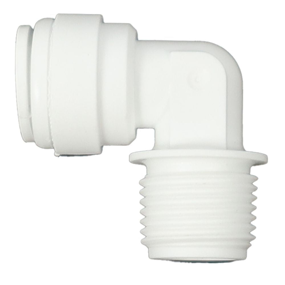 Male Elbow Acetal 3/8 qc x 3/8 MNPT