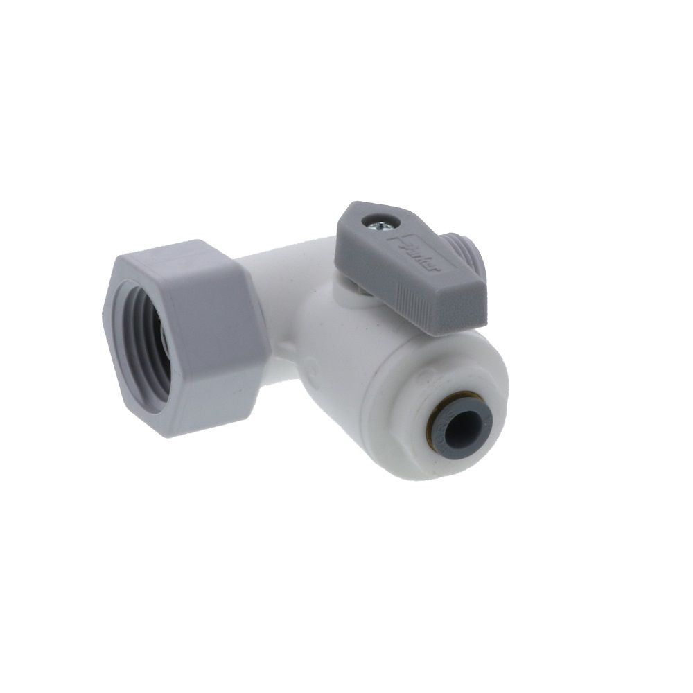 Parker LIQUIfit LFPP4VAS8 Angle Stop Adapter Valve 3/8 x 1/2 x 1/4