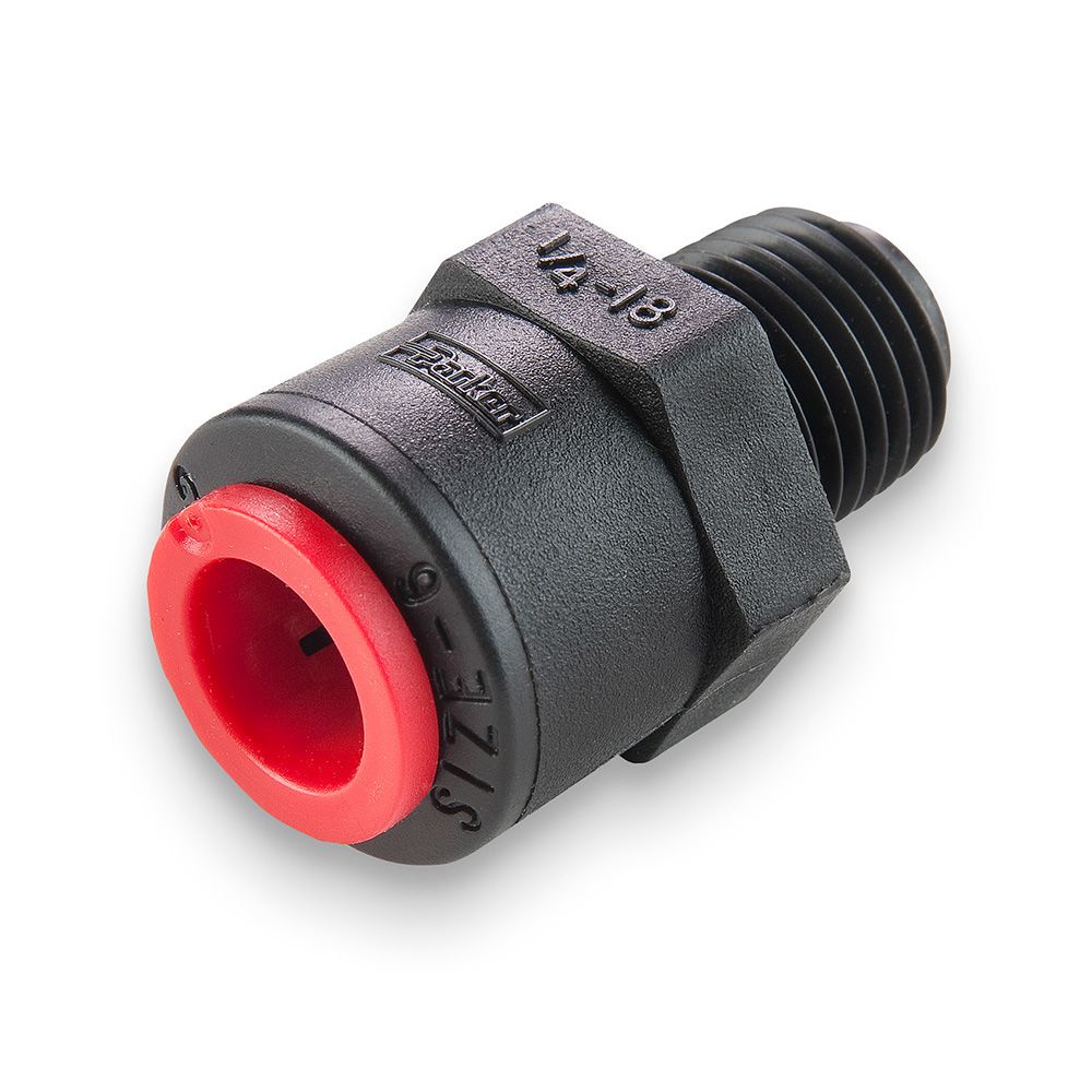 Kynar PVDF Check Valve 3/8 x 1/4 MNPT - 3.0 psi Crack Pressure