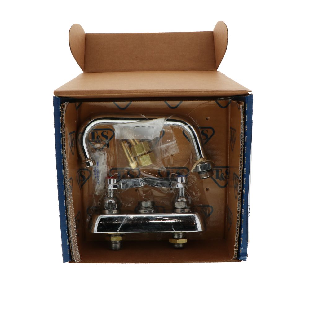 T&S Brass B-1100 3 1/2" Inlet Centers Workboard Faucet