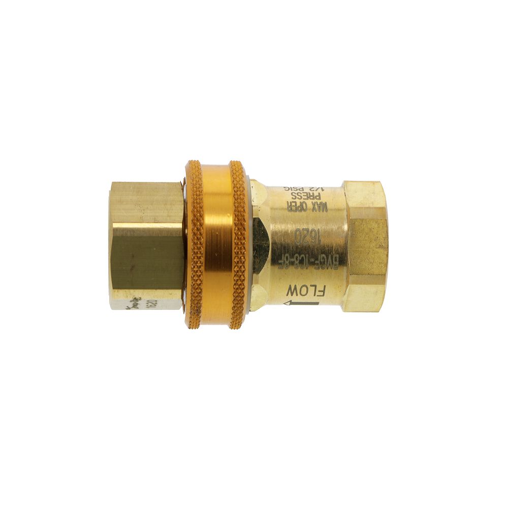 T&S Brass AG-5C Gas Appliance Connectors, Quick Disconnect, 1/2"