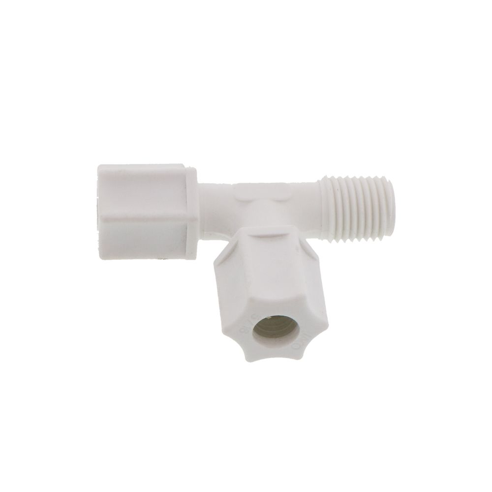 JACO 75-5-4-P-PG Polypropylene Male Run Tee 5/16 OD Tube x 1/4 MPT