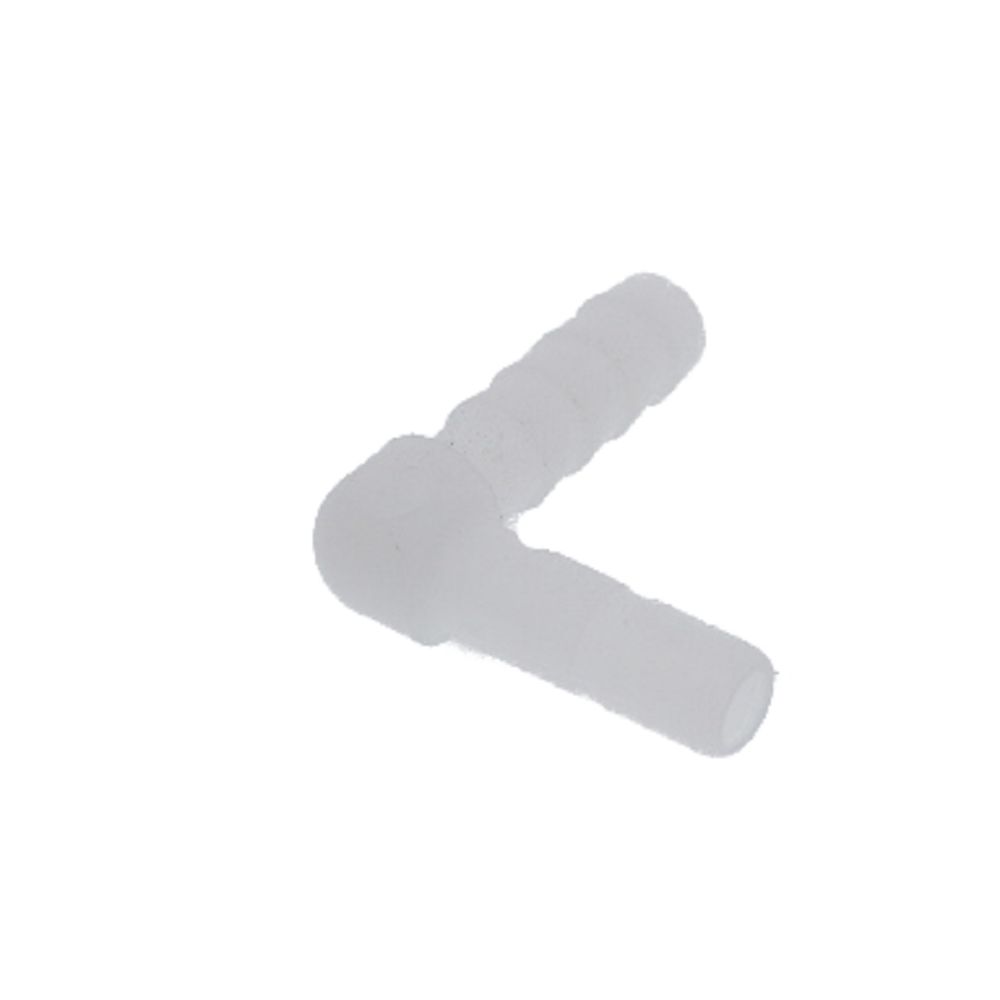 Kynar PVDF Tube Stem 90 Barb - 1/4