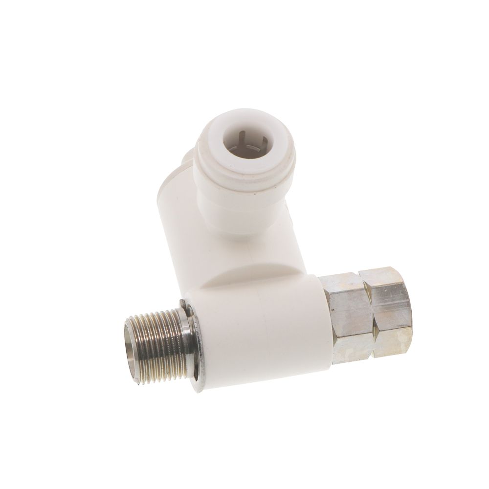 Watts AquaLock/SeaTech - Stop Valve Adapter 3/8" Male COMP x 3/8" Female COMP x 3/8" QC