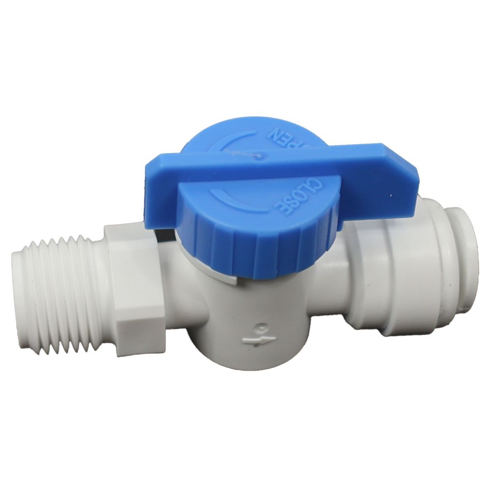 Inline Male Ball Valve 3/8 qc x 3/8 NPT