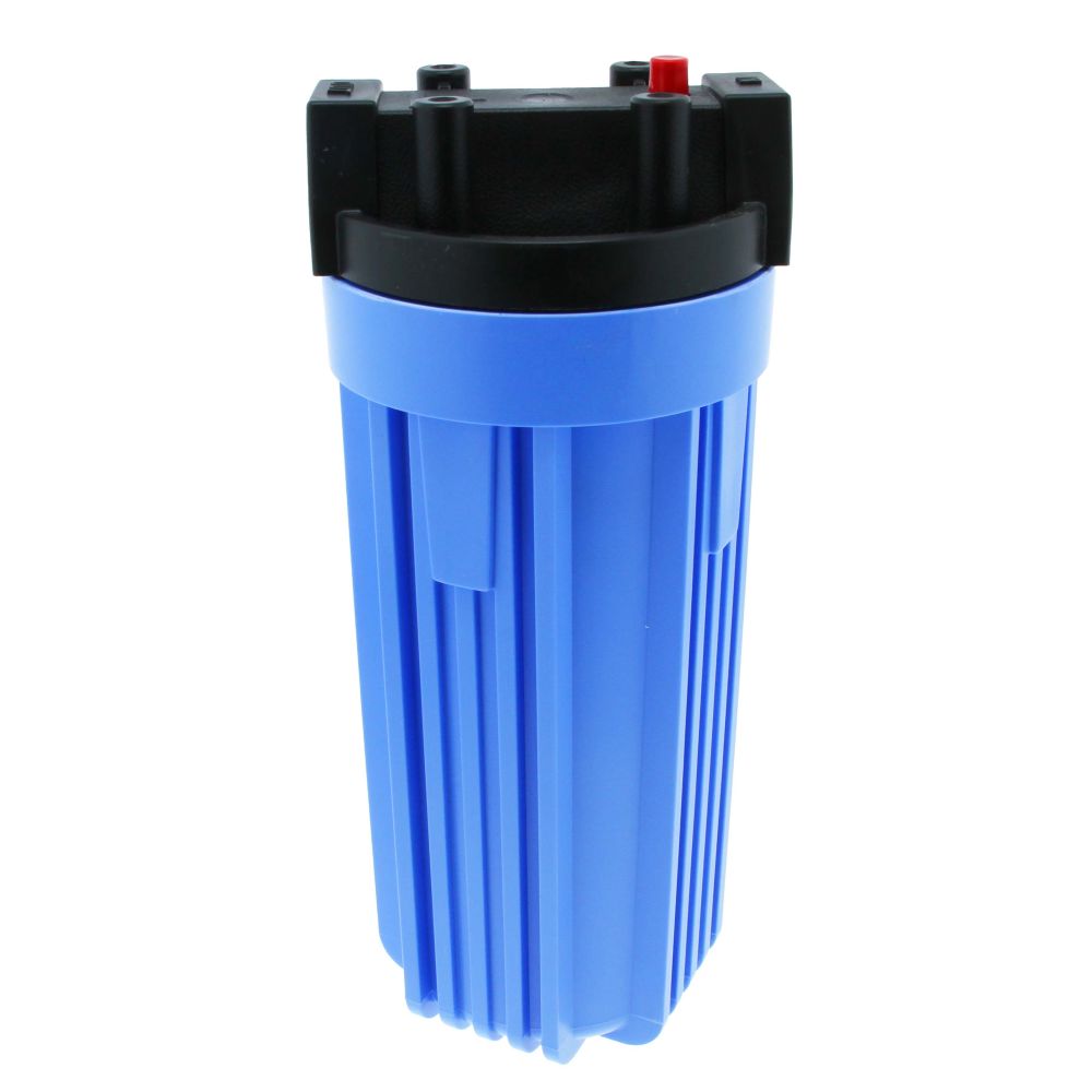 Pentek 150067 10" Standard Water Filter Housing Black/Blue w/ PR - 3/4" FPT
